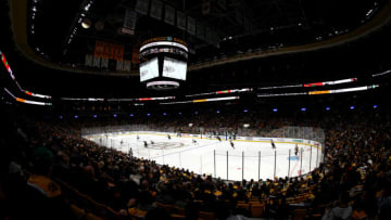BOSTON, MA - NOVEMBER 5: A general view of TD Garden during the game between the Boston Bruins and the Dallas Stars on November 5, 2018 in Boston, Massachusetts. (Photo by Maddie Meyer/Getty Images)