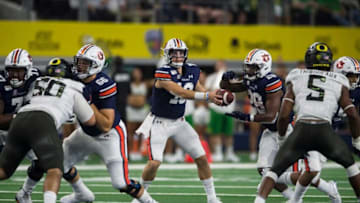 Former Auburn football QB Bo Nix is the frontrunner to be starting signal-caller for Oregon in 2022. Mandatory Credit: Montgomery
