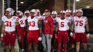 CHAMPAIGN, IL - SEPTEMBER 21: Head coach Scott Frost of the Nebraska Cornhuskers is seen before the game against the Nebraska Cornhuskers at Memorial Stadium on September 21, 2019 in Champaign, Illinois. (Photo by Michael Hickey/Getty Images)