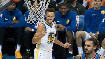 OKLAHOMA CITY, OK - NOVEMBER 22: Stephen Curry
