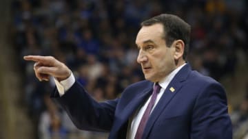 Duke basketball head coach Mike Krzyzewski (Mandatory Credit: Charles LeClaire-USA TODAY Sports)