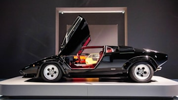 Lamborghini Countach (Photo by Christophe Gateau / dpa / AFP) / Germany OUT (Photo credit should read CHRISTOPHE GATEAU/DPA/AFP via Getty Images)