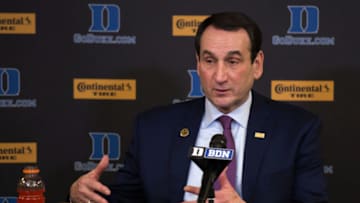Duke basketball head coach Mike Krzyzewski (Photo by Lance King/Getty Images)