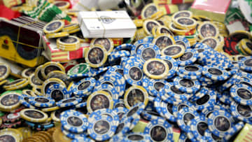Police found casino instruments and Tk 1 lakh from Mohammedan Sporting Club, Arambagh Krira Sangha, Dilkusha Sporting Club and Victoria Sporting Club in the city's Motijheel area on 22 September 2019 in Dhaka, Bangladesh. (Photo by Sony Ramany/NurPhoto via Getty Images)