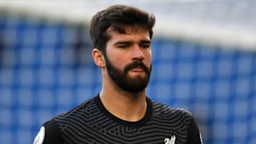Liverpool, Alisson Becker (Photo by NEIL HALL/POOL/AFP via Getty Images)