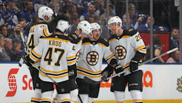 TORONTO, ON - APRIL 19: Brad Marchand