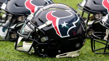 Houston Texans helmets (Photo by Rich Graessle/Icon Sportswire via Getty Images)
