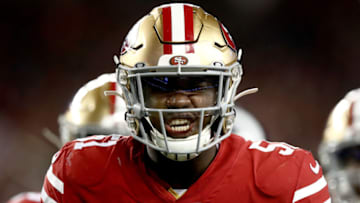 Linebacker Azeez Al-Shaair #51 of the San Francisco 49ers (Photo by Ezra Shaw/Getty Images)