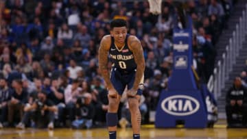 SAN FRANCISCO, CALIFORNIA - DECEMBER 20: Nickeil Alexander-Walker #0 of the New Orleans Pelicans (Photo by Lachlan Cunningham/Getty Images)