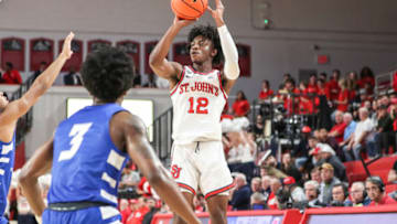 St. John's basketball guard Kolby King (Wendell Cruz-USA TODAY Sports)