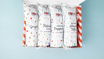 Holiday series of hand-crafted popcorns from Poppy Hand-Crafted Popcorn