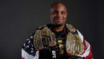 LAS VEGAS, NV - JULY 07: Daniel Cormier poses for a portrait backstage during the UFC 226 event inside T-Mobile Arena on July 7, 2018 in Las Vegas, Nevada. (Photo by Mike Roach/Zuffa LLC/Zuffa LLC via Getty Images)