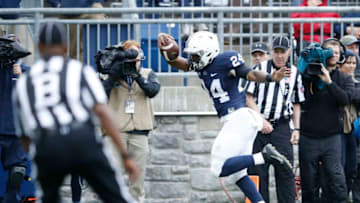 STATE COLLEGE, PA - OCTOBER 08: Miles Sanders