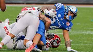 Kentucky Wildcats running back Chris Rodriguez Jr. (Credit: Mike Watters-USA TODAY Sports)