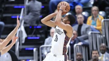 INDIANAPOLIS, INDIANA - FEBRUARY 10: Spencer Dinwiddie #26 of the Brooklyn Nets shoots the ball in the 106-105 win against the Indiana Pacers at Bankers Life Fieldhouse on February 10, 2020 in Indianapolis, Indiana. NOTE TO USER: User expressly acknowledges and agrees that, by downloading and or using this photograph, User is consenting to the terms and conditions of the Getty Images License Agreement. (Photo by Andy Lyons/Getty Images)