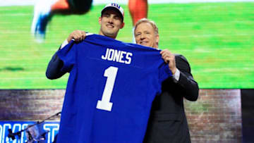 Daniel Jones, New Yotk Giants. (Photo by Andy Lyons/Getty Images)