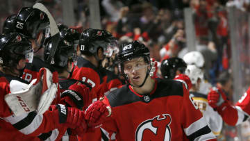 Jesper Bratt - New Jersey Devils (Photo by Paul Bereswill/Getty Images)