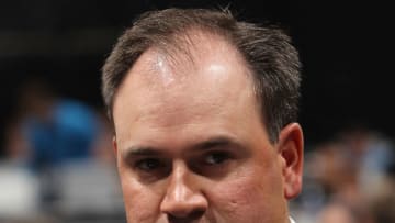 LOS ANGELES, CA - JUNE 25: Pierre Dorion of the Ottawa Senators works on the draft floor during the 2010 NHL Entry Draft at Staples Center on June 25, 2010 in Los Angeles, California. (Photo by Bruce Bennett/Getty Images)