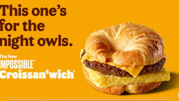 Burger King adds Impossible Croissan'wich, photo provided by Burger King
