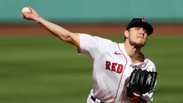 BOSTON, MASSACHUSETTS - SEPTEMBER 20: Tanner Houck #89 of the Boston Red Sox pitches against the New York Yankees during the fourth inning at Fenway Park on September 20, 2020 in Boston, Massachusetts. (Photo by Maddie Meyer/Getty Images)