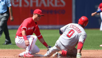 TORONTO, ON - JULY 30: Yunel Escobar