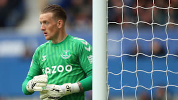 Jordan Pickford of Everton. (Photo by Robbie Jay Barratt - AMA/Getty Images)