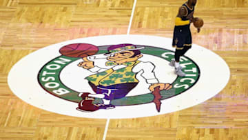 BOSTON, MA - MAY 25: LeBron James (Photo by Adam Glanzman/Getty Images)
