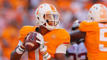 KNOXVILLE, TN - OCTOBER 15: Joshua Dobbs