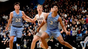 Duke basketball grad transfer Patrick Tape, No. 3 (Photo by Steven Ryan/Getty Images)
