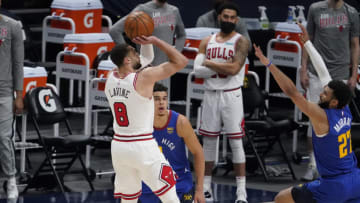 Chicago Bulls, Zach LaVine. Mandatory Credit: Ron Chenoy-USA TODAY Sports