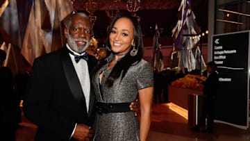 NATIONAL HARBOR, MD - DECEMBER 08: Raymond Huger (L) and Karen Huger attend the MGM National Harbor Grand Opening Gala on December 8, 2016 in National Harbor, Maryland. (Photo by Larry French/Getty Images for MGM National Harbor)