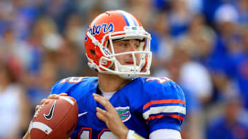 John Brantley, Florida Gators. (Photo by Sam Greenwood/Getty Images)