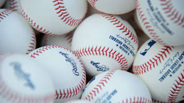 MINNEAPOLIS, MN - AUGUST 18: Baseballs are seen before the game between the Minnesota Twins and the Arizona Diamondbacks on August 18, 2017 at Target Field in Minneapolis, Minnesota. The Twins defeated the Diamondbacks 10-3. (Photo by Hannah Foslien/Getty Images)