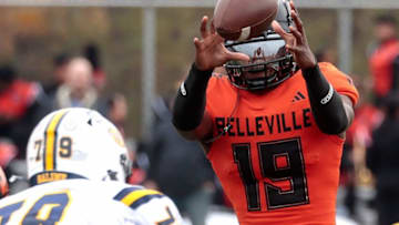 Michigan and LSU are battling for the Colorado football program's big fish 2025 recruiting target at the quarterback position Mandatory Credit: Detroit Free Press