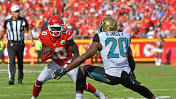 Wide receiver Tyreek Hill #10 of the Kansas City Chiefs (Photo by Peter G. Aiken/Getty Images)