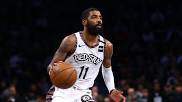 Former Duke basketball star Kyrie Irving in action against the Chicago Bulls (Photo by Mike Stobe/Getty Images)