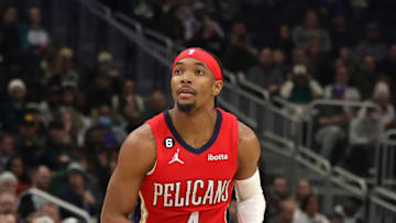 Devonte' Graham, New Orleans Pelicans. (Photo by Stacy Revere/Getty Images)