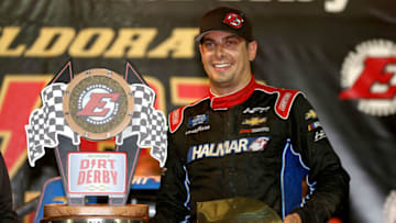 ROSSBURG, OHIO - AUGUST 01: Stewart Friesen, NASCAR Truck Series driver of the #52 Halmar International Halmar Friesen Racing Chevrolet (Photo by Matt Sullivan/Getty Images)