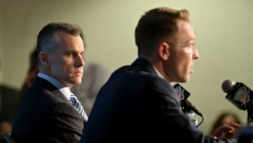 Sam Presti, Billy Donovan, OKC Thunder (Photo by Layne Murdoch Jr./NBAE via Getty Images)