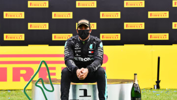 Lewis Hamilton, Mercedes, Red Bull Ring, Formula 1 (Photo by Joe Klamar/Pool via Getty Images)