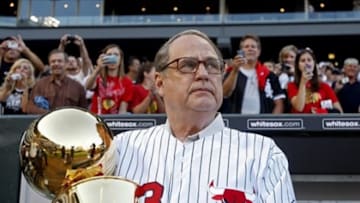 Jerry Reinsdorf, who owns both the Chicago Bulls and Chicago White Sox, was quoted as saying he thinks that basketball is just a game while baseball is "American". (Mandatory Credit: Jerry Lai-US PRESSWIRE)