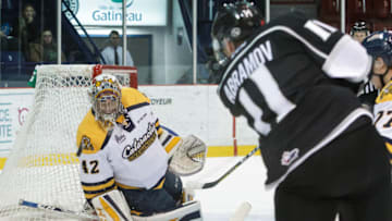 GATINEAU, CANADA - NOVEMBER 9: Mikhail Denisov