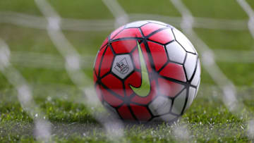 LONDON, ENGLAND - APRIL 10 : The Nike Ordem 2 premier league ball seen through a net before the Barclays Premier League match between Tottenham Hotspur and Manchester United at White Hart Lane on April 10, 2016 in London, England. (Photo by Catherine Ivill - AMA/Getty Images)