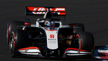 Romain Grosjean, Haas, Formula 1 (Photo by RUDY CAREZZEVOLI/POOL/AFP via Getty Images)