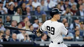 NEW YORK, NY - OCTOBER 18: Aaron Judge (Photo by Elsa/Getty Images)