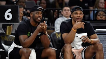 OKC Thunder: Chris Paul, Russell Westbrook (Photo by David Becker/NBAE via Getty Images)