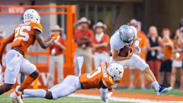 DeMarvion Overshown, Texas Football Mandatory Credit: John Gutierrez-USA TODAY Sports