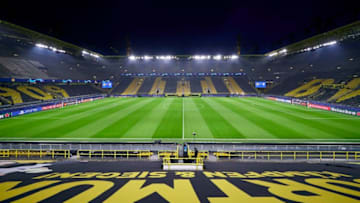 Borussia Dortmund face Hertha Berlin at the Signal Iduna Park on Saturday. (Photo by Mateo Villalba/Quality Sport Images/Getty Images)