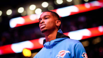 Shai Gilgeous-Alexander #2 of the Oklahoma City Thunder (Photo by Mark Blinch/Getty Images)