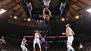 Brooklyn Nets Spencer Dinwiddie. Mandatory Copyright Notice: Copyright 2018 NBAE (Photo by Nathaniel S. Butler/NBAE via Getty Images)